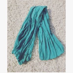 J CREW scarf (turquoise/ gold)